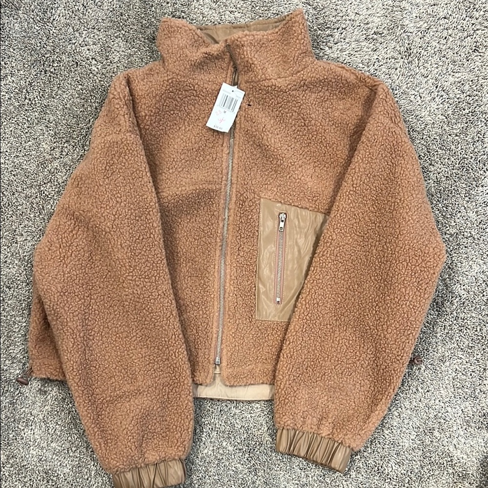 HYFVE Tan Sherpa Jacket